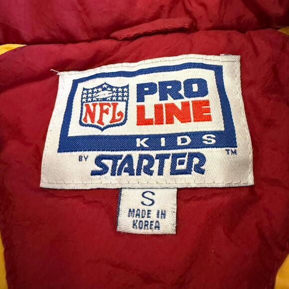 Vintage 90s Washington Redskins Starter NFL Pro Line Kids Jacket – Small - Picture 5 of 8